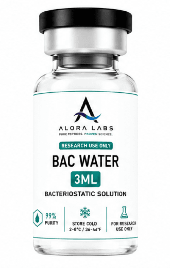 Alora Labs BAC Water 3ml research peptide vial